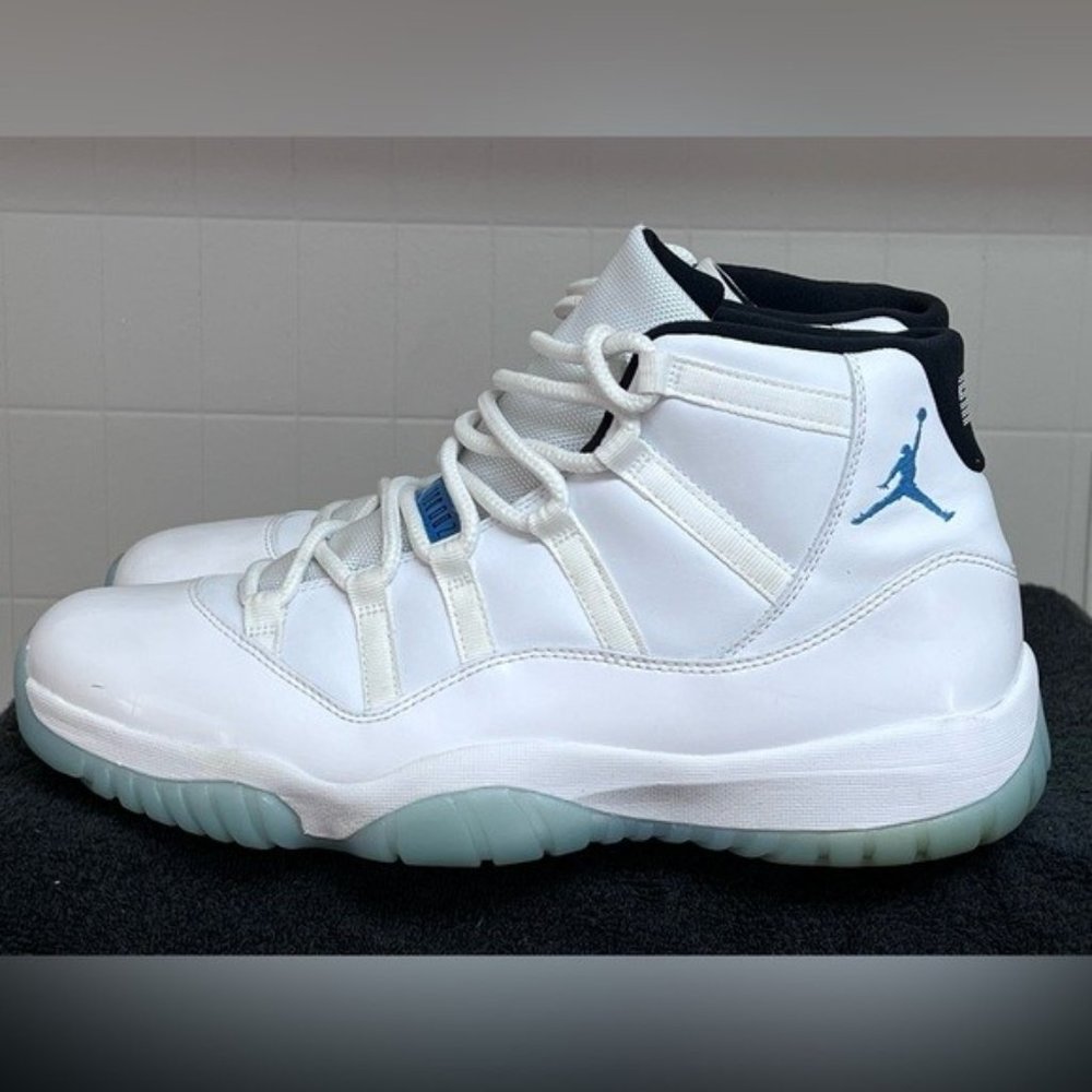 Men’s Nike Air Jordan 11 XI Retro Columbia Legend Blue 2014 Size 13 378037-117